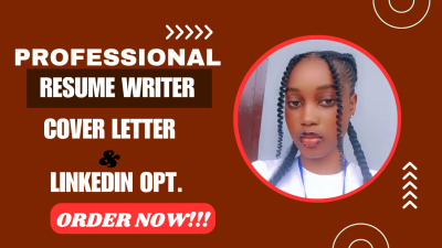 Write You a Professional Resume, Cover Letter, LinkedIn Profile