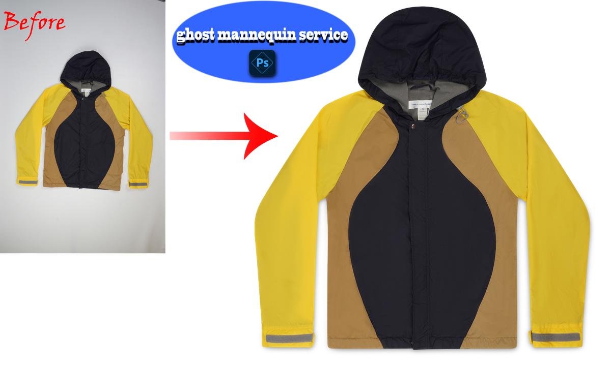 I will flat lay clothing fashion photography image edit and best ghost mannequin effect