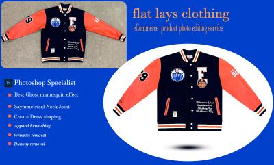 I Will Provide Professional Flatlay Garments Editing Services and Apparel Retouch on Photoshop