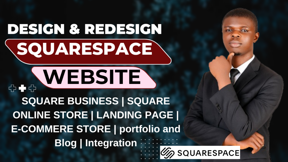 I will square website design business and redesign online store squareup
