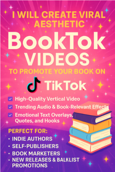 I Will Create Viral BookTok and TikTok Promo Videos to Boost Your Book Sales