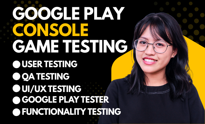 I will professional app testing with 12 testers for Play Store and iOS launch