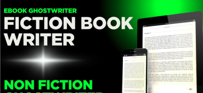 I will be your ebook ghostwriter, fiction book writer, non fiction ghostwriter