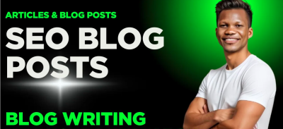 I will write high quality SEO blog posts and articles blog writing