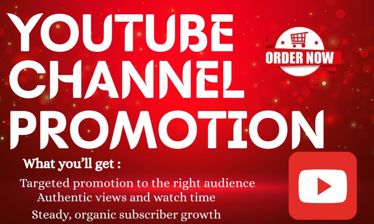 I Will Promote YouTube Videos to Get Real Traffic, Watch Time, and Subscribers