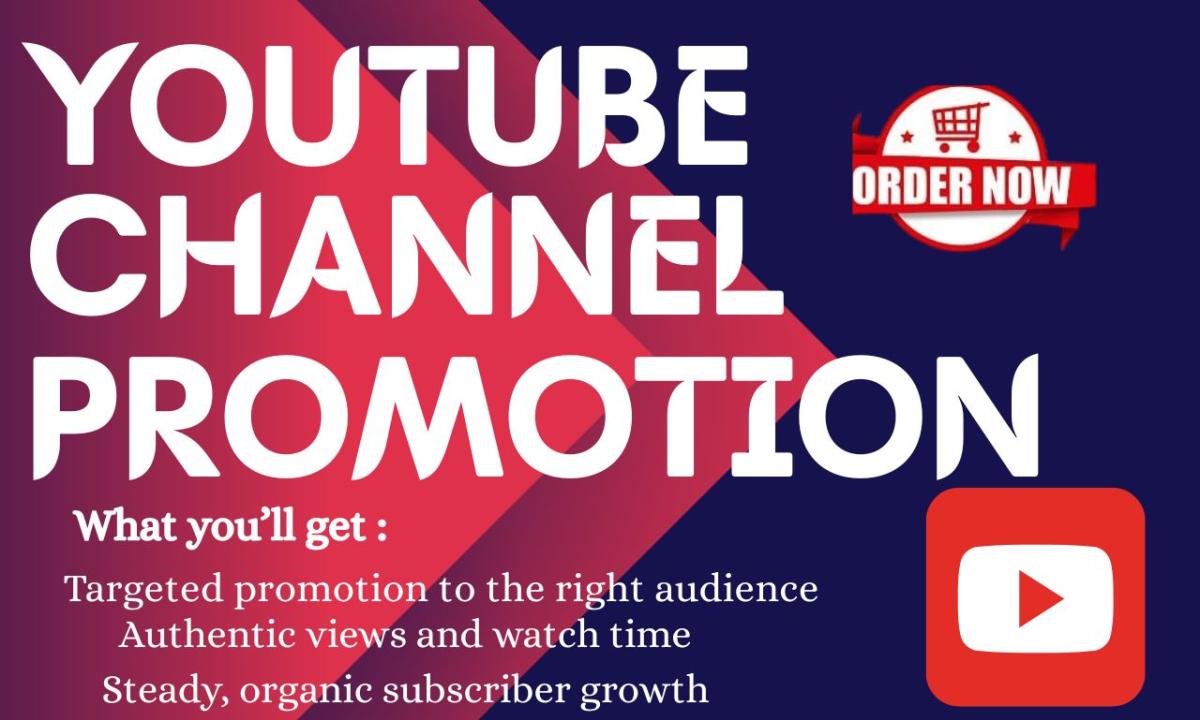 I Will Do YouTube SEO and Channel Promotion for Organic Audience Growth