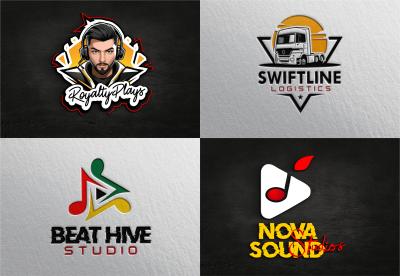 I Will Design Unique Transport, Finance, Musician, and Gamer Logo