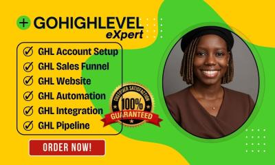 Gohighlevel Sales Funnel | Gohighlevel Landing Page | Gohighlevel Expert | Gohighlevel