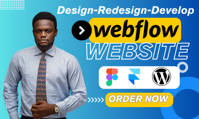 Design Webflow Website | Figma to Webflow Conversion | Webflow Expert | Redesign Webflow Website