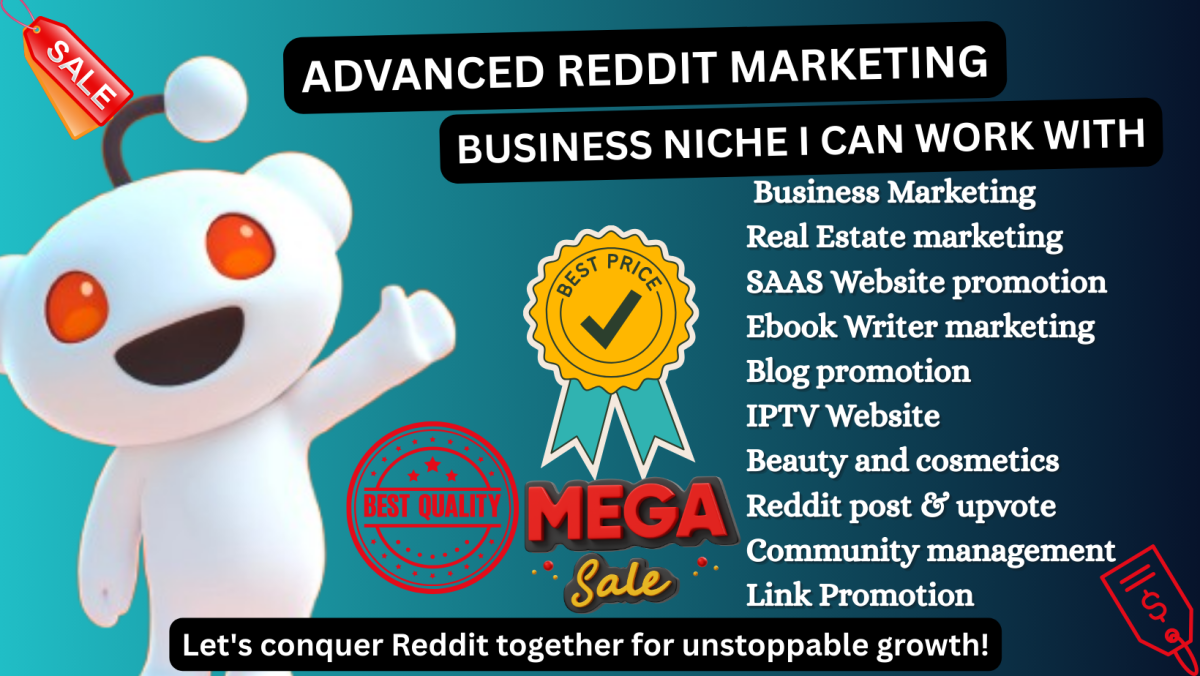 I will do Reddit Post Ads Management for AI Website, SEO, App, Product Link, SaaS
