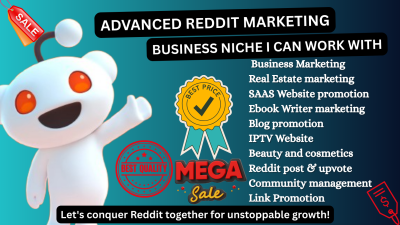 I will do Reddit Post Ads Management for AI Website, SEO, App, Product Link, SaaS
