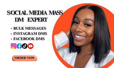 I will do Instagram mass DM, Facebook mass DM, Instagram mass DM, Instagram mass DM