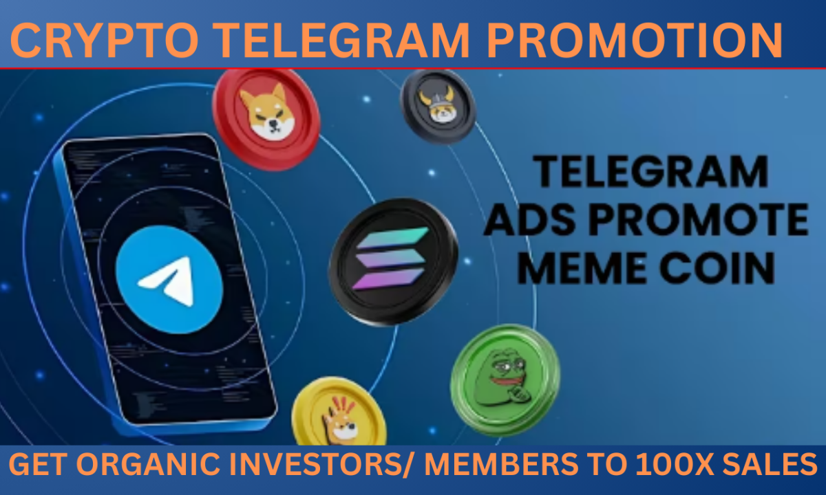Do Telegram Ads, Telegram Promotion, SOL Memecoin Telegram Subscribers & Chatter