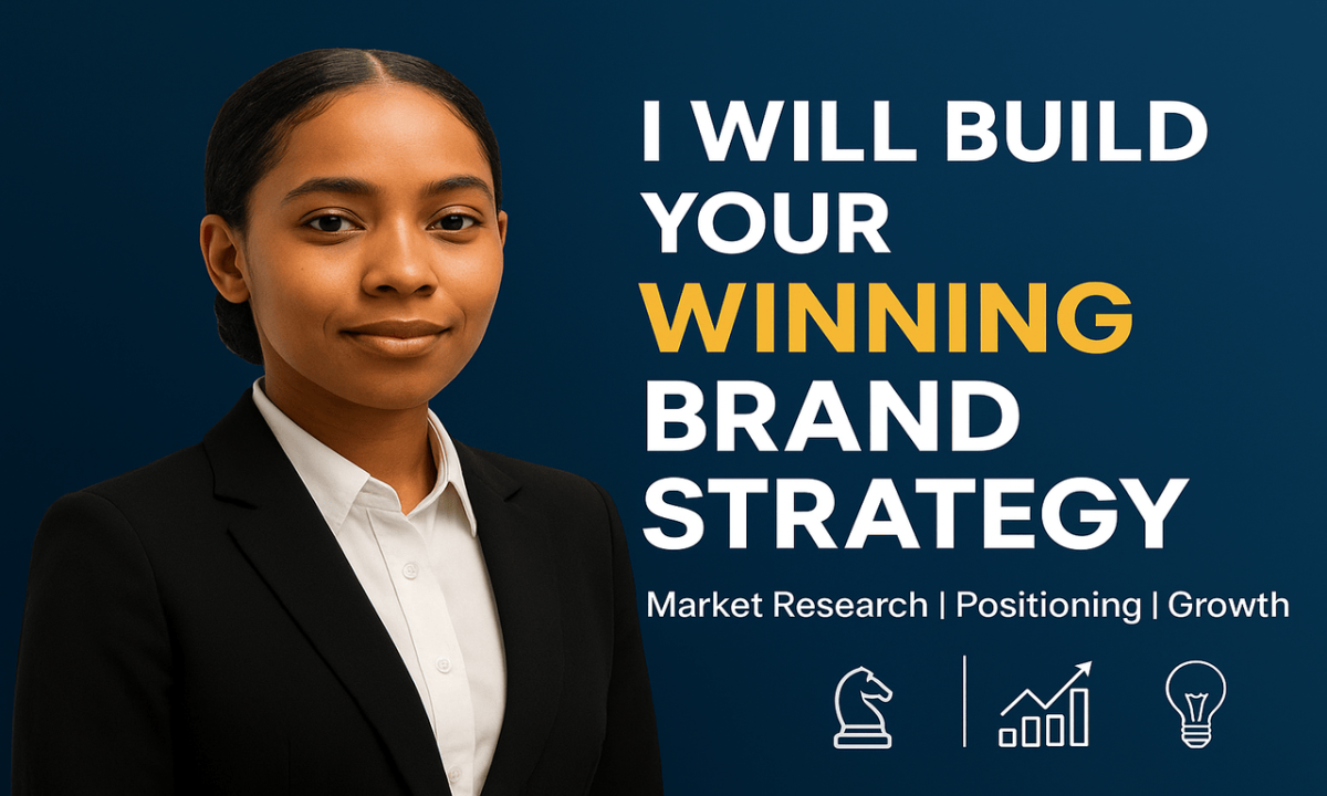 I will create winning brand strategy for your business success