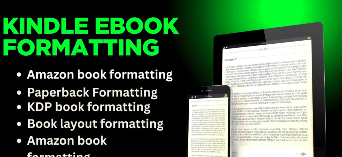 I Will Do Book Formatting, Book Layout Design, Kindle Ebook Format