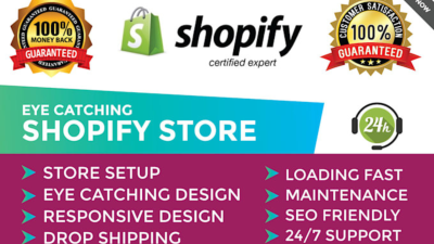 I Will Boostrize Shopify Design and Redesign Shopify Website, Website Design