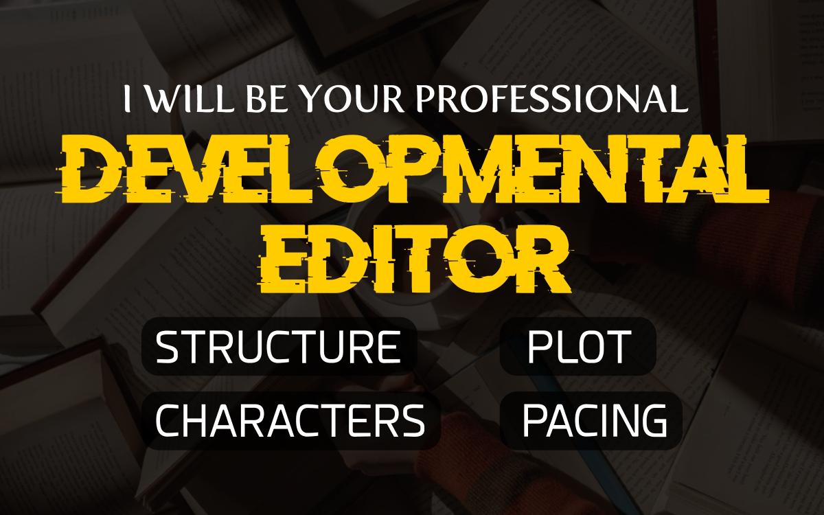 I will provide professional developmental editing for your novel or manuscript