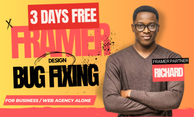 I Will Design Modern Framer Website, Framer Landing Page, Figma to Framer Website