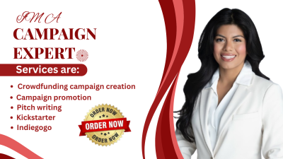 I will setup crowdfunding campaign creation and promotion on Kickstarter Indiegogo