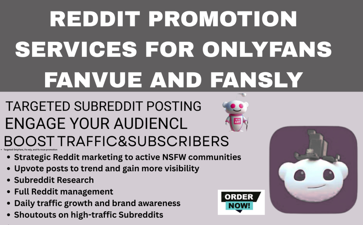 I will do Reddit post upvote for OnlyFans NSFW Fanvue adult product website promotion