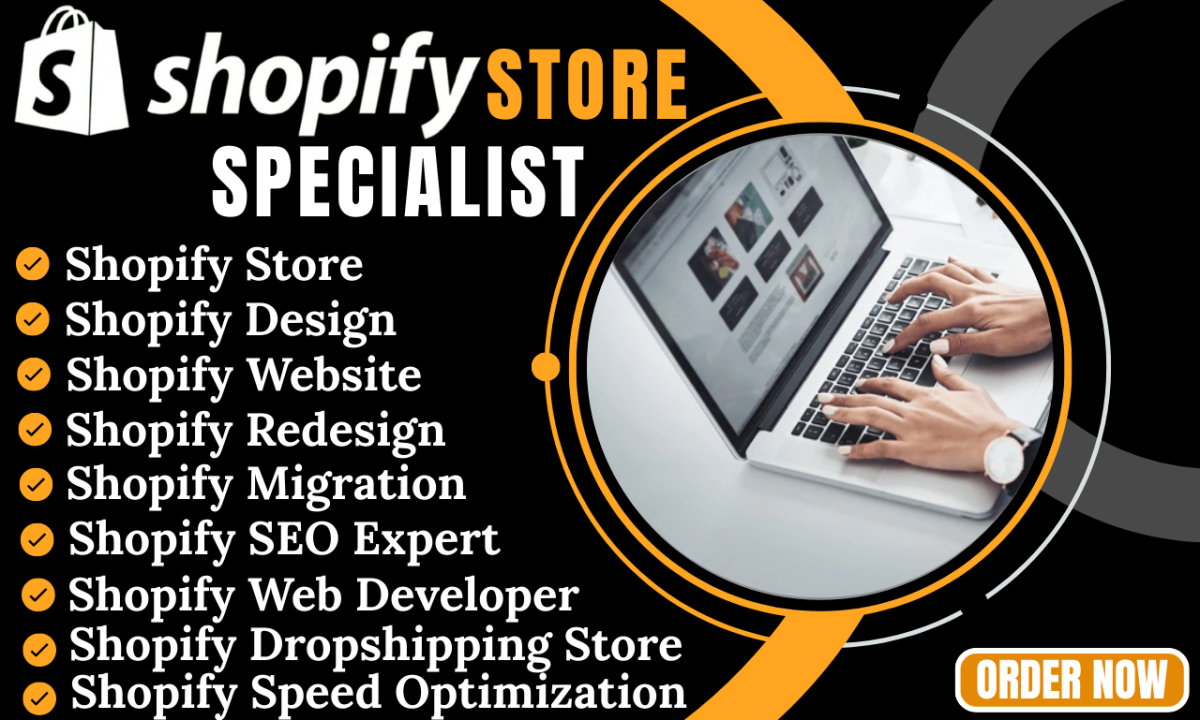 I will Shopify store Shopify developer Shopify design Shopify SEO Shopify redesign