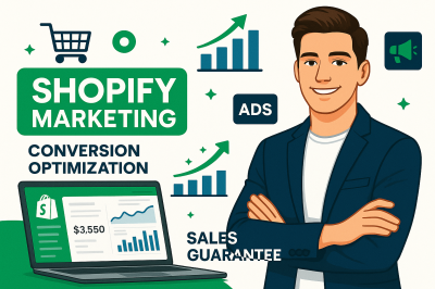 I will promote Shopify store Ecommerce marketing boost Shopify sales Shopify marketing