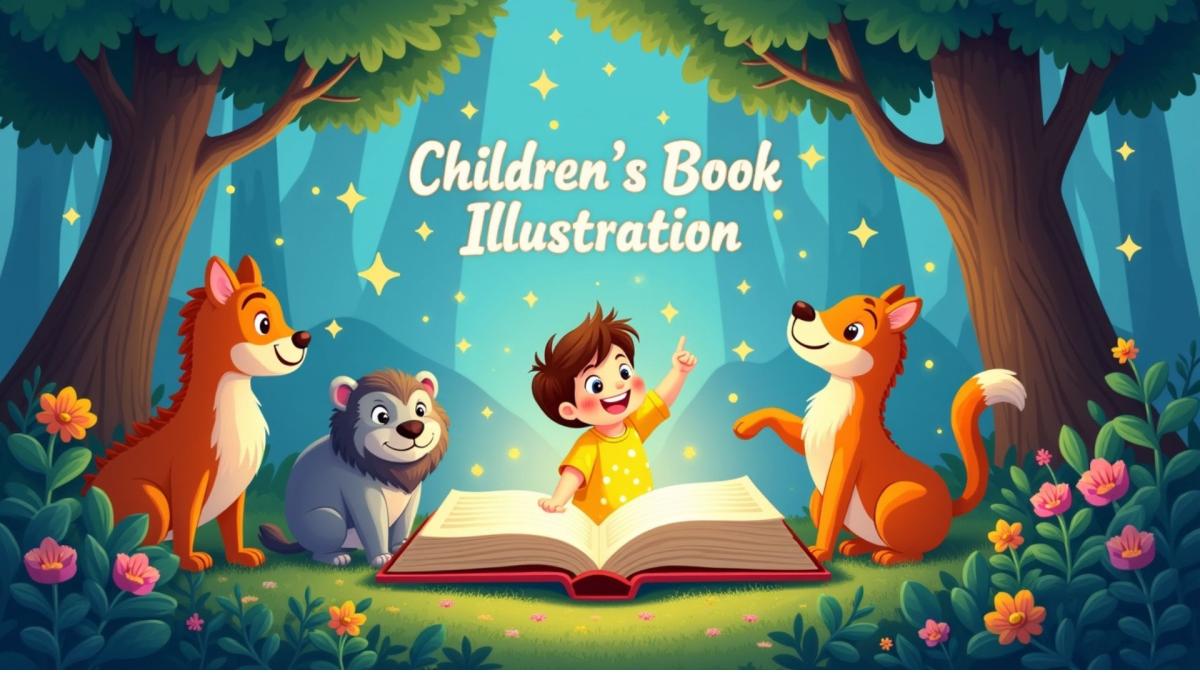 I Will Design Children Book Illustration and Children Storybook