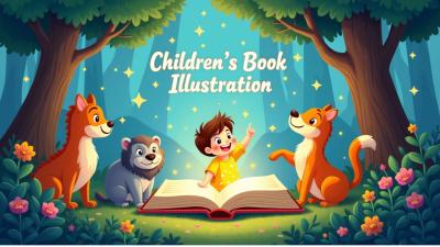 I Will Design Children Book Illustration and Children Storybook