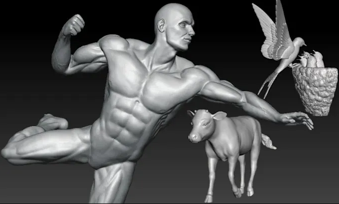 I Will Sculpt and Design High Quality 3D Model for 3D Printing in ZBrush