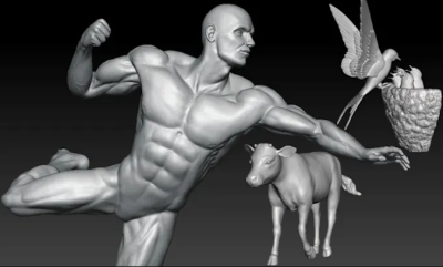I Will Sculpt and Design High Quality 3D Model for 3D Printing in ZBrush