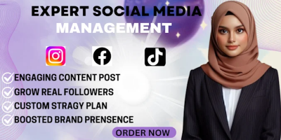 I Will Manage TikTok Promotion and Marketing for Organic Follower Growth