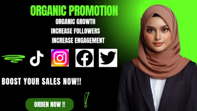 I will viral organic TikTok video promotion to increase engagement and followers