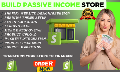 I will design, redesign Shopify website, dropshipping store, Shopify virtual assistant