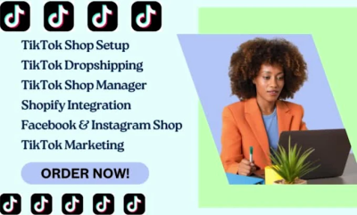 I will setup, manage, promote TikTok Shop, TikTok marketing, Facebook Shop, Shopify