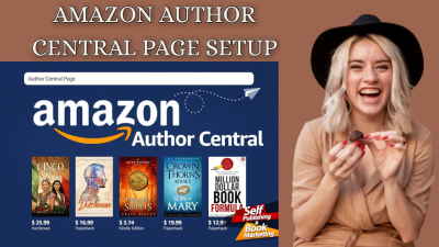 I will build Amazon Author Central Page for Your Coloring Book