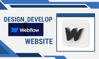 I will design and develop professional Webflow website