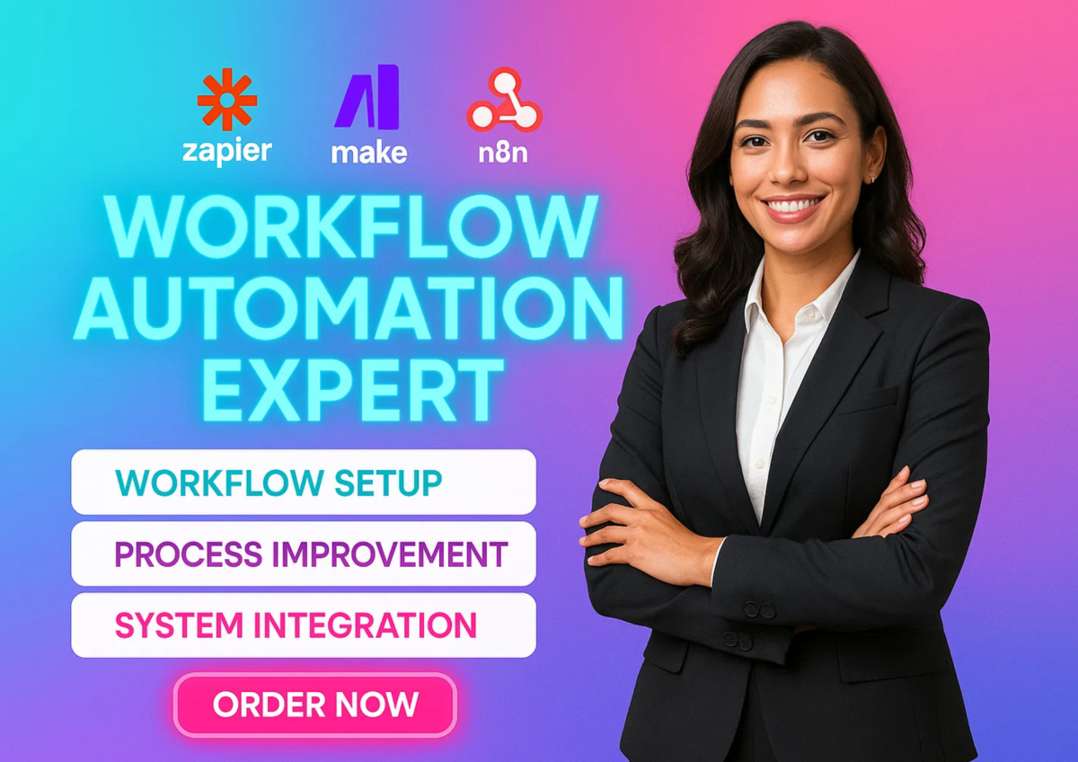 I will setup workflow on Zap, Zapier expert, API Make automation, n8n webhook integration