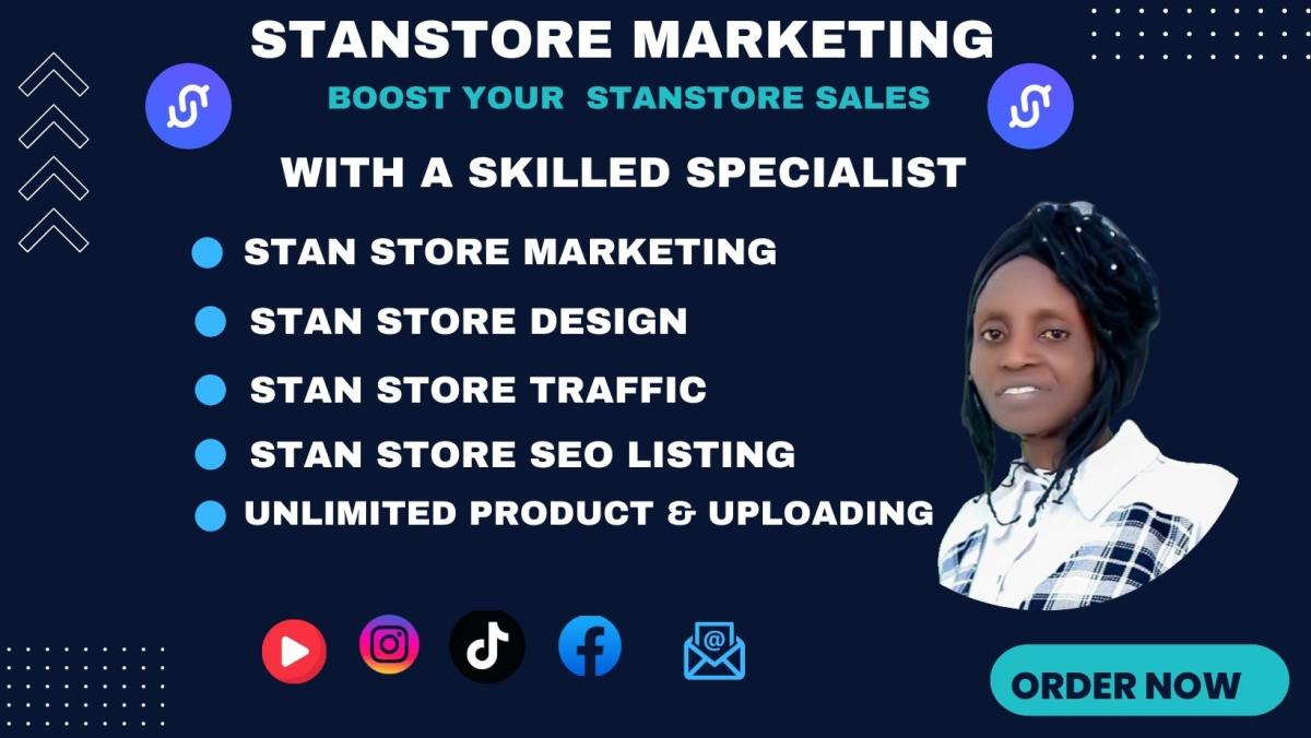 I will do Stan Store Marketing, Stan Store Setup, Stan Store Design, Stan Store Promotion