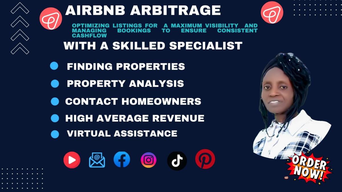 I will find Airbnb arbitrage leads for profitable short-term rental real estate in UK & US