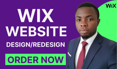 I will wix website design, redesign wix website, wix redesign