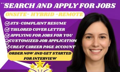I Will Search and Apply for Jobs & Do Job Application as a Reverse Recruiter