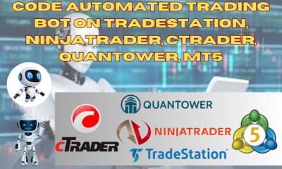 I will code automated trading bot on TradeStation, NinjaTrader, cTrader, Quantower, MT5