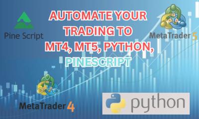 I will automate your trading for you, MT4, MT5, Python, PineScript
