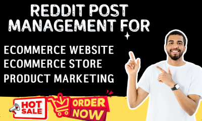 I will do Reddit Post Management for Ecommerce Store