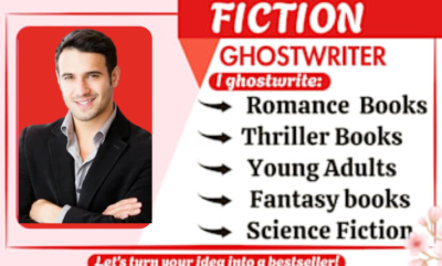 I will be your dedicated fiction and eBook ghostwriter, crafting unique tales