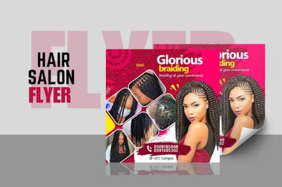 I will design salon flyer, barber flyer, spa flyer, beauty flyer, that brings Customer