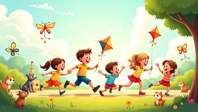 I will illustrate children story book children story illustration kids book story book