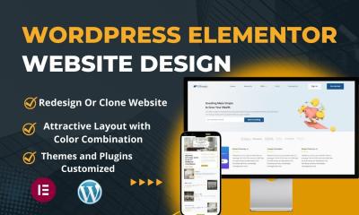 I Will Convert Figma, XD, PSD to WordPress or Elementor Website