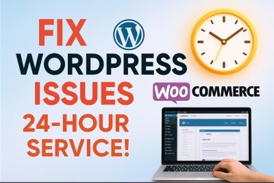 Urgently Troubleshoot, Fix, and Repair WordPress Website & Errors Within 24 Hours