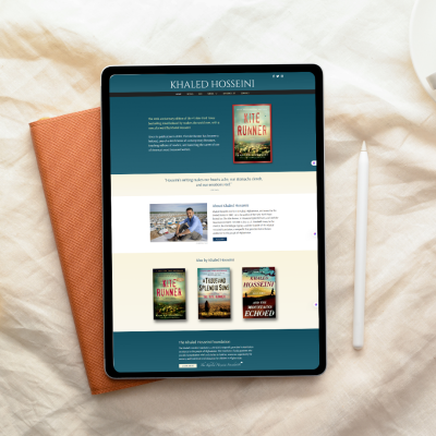 I will design book author website, ebook website, book website, children book website